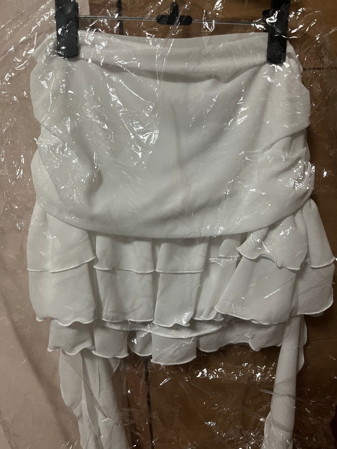 뉴얼린 튜튜 쉬폰 스커트(화이트) 상품이미지2