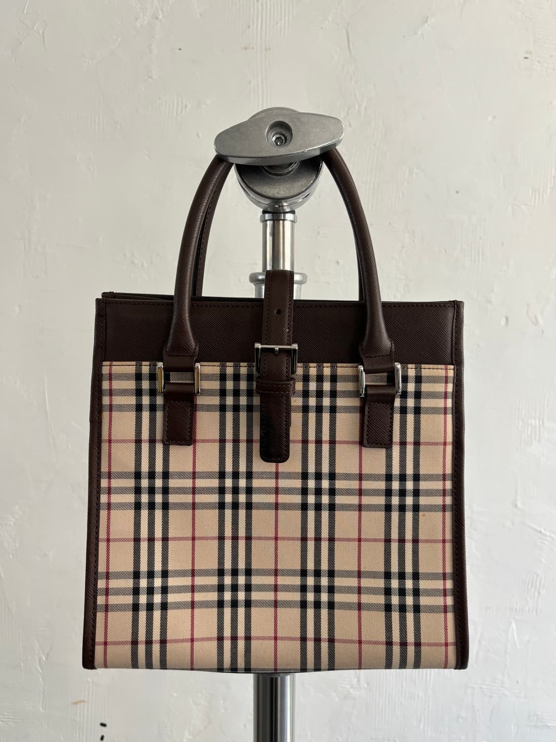 Burberry 버버리 노바체크 스퀘어 토트백 상품이미지4