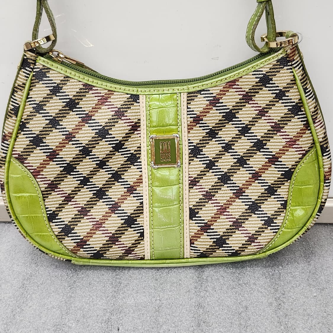 닥스 소형 숄더백 그린 25x15x6cm 상품이미지2