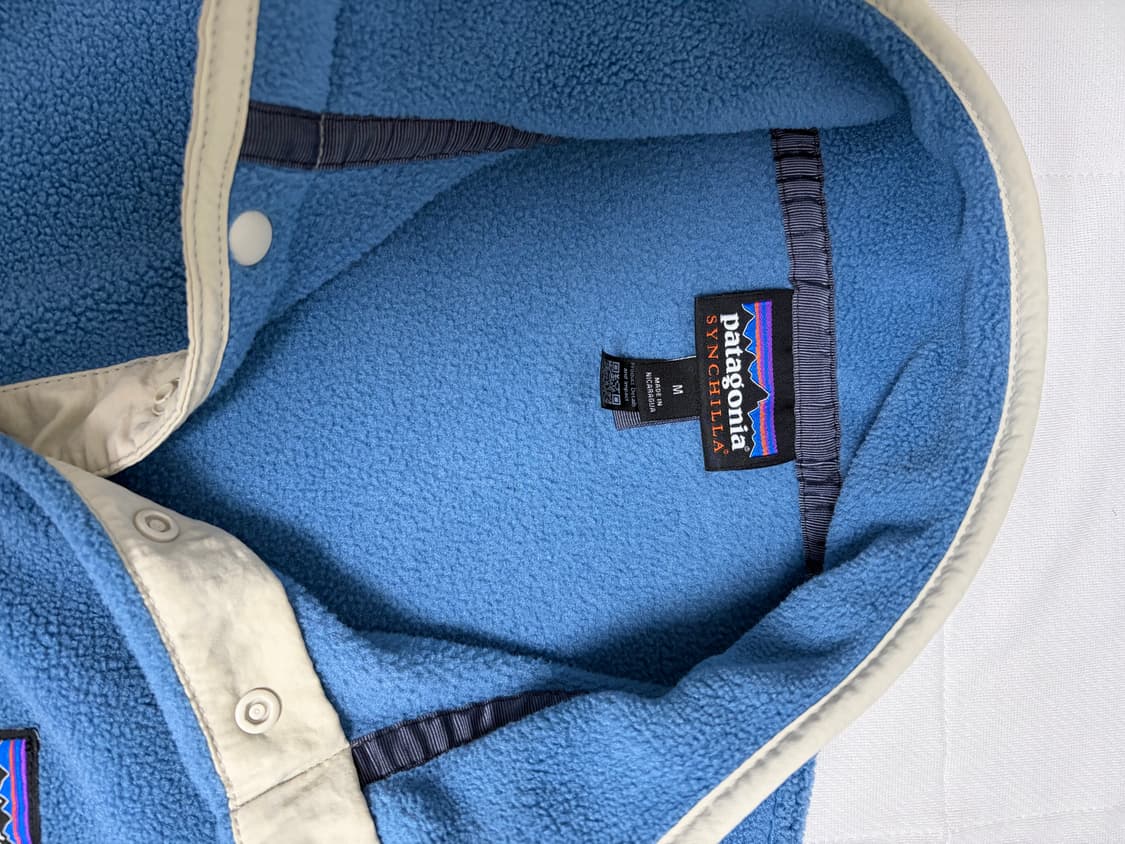 파타고니아 라이트웨이트 신칠라 스틸 블루 M 판매합니다. 상품이미지4