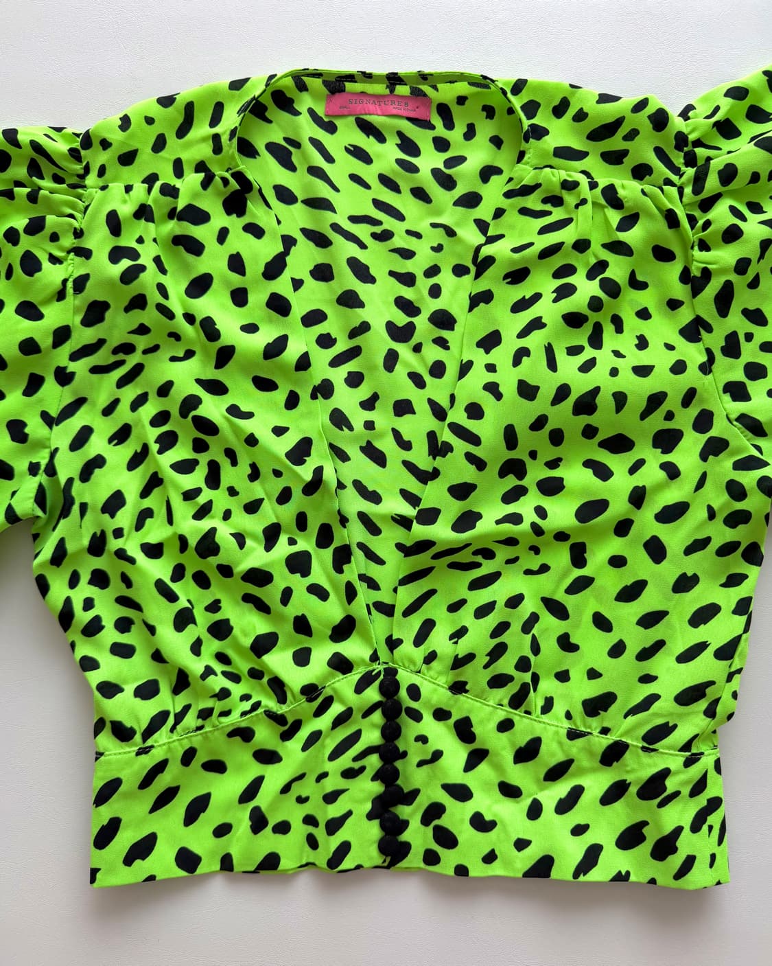 dolls kill (signature8) 레오파드 블라우스 상품이미지2