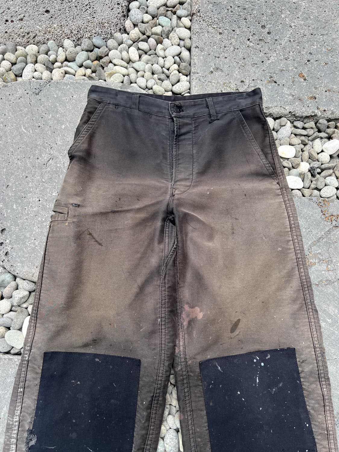 (30인치)OLD EURO BEAUFORT 블랙몰스킨워크팬츠 상품이미지3