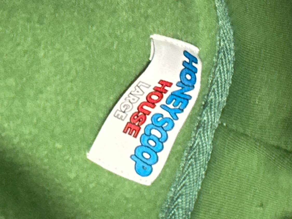 HKR LOGO ZIP UP HOODED SWEATSHIRT GREEN 상품이미지3