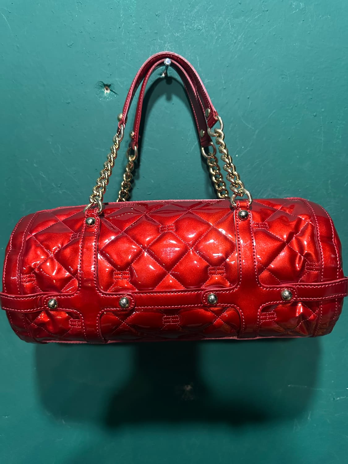 발렌시아가 에나멜 망치 숄더백 상품이미지6