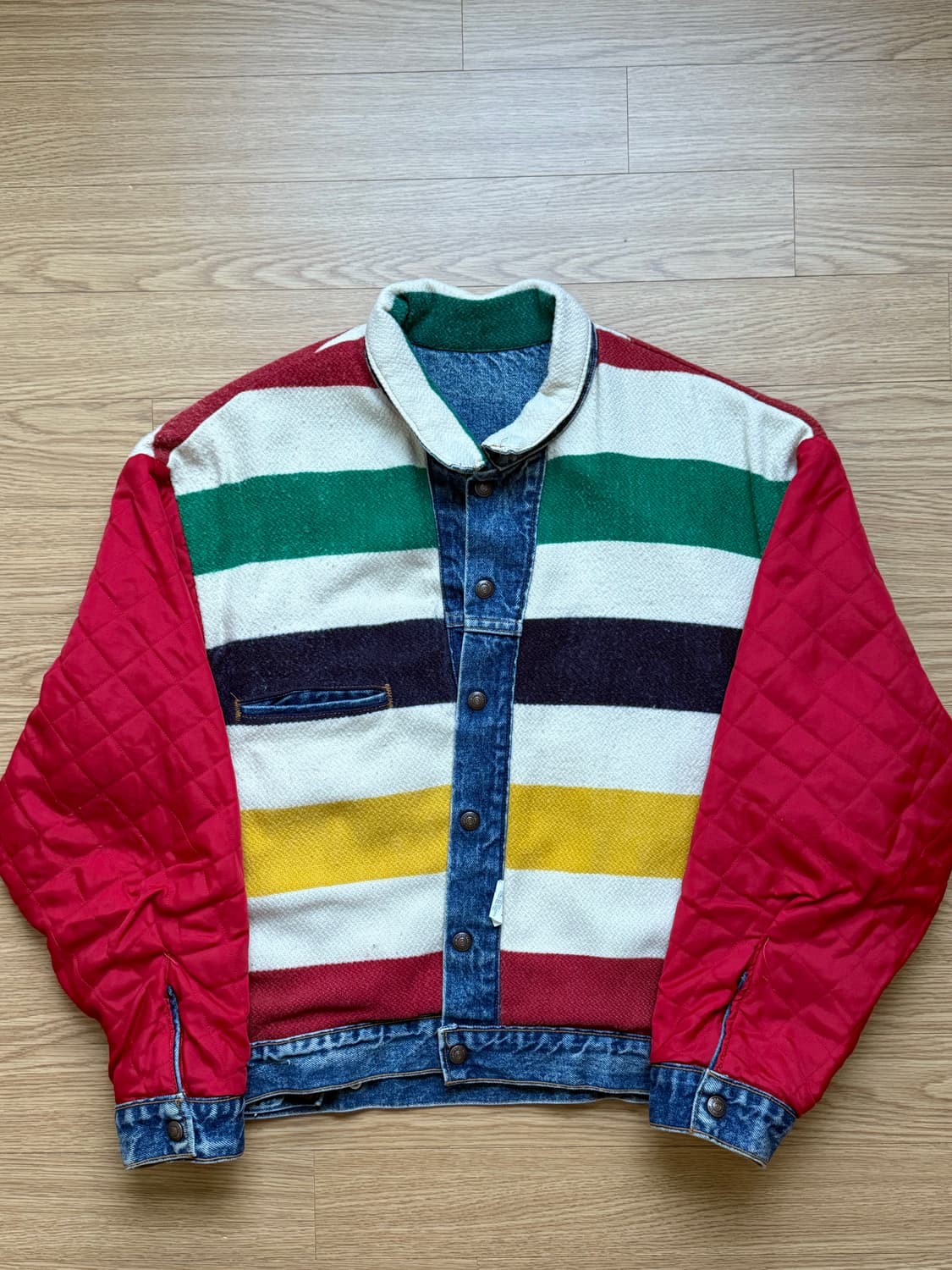 90s USA 리바이스 허드슨베이 데님자켓 상품이미지1