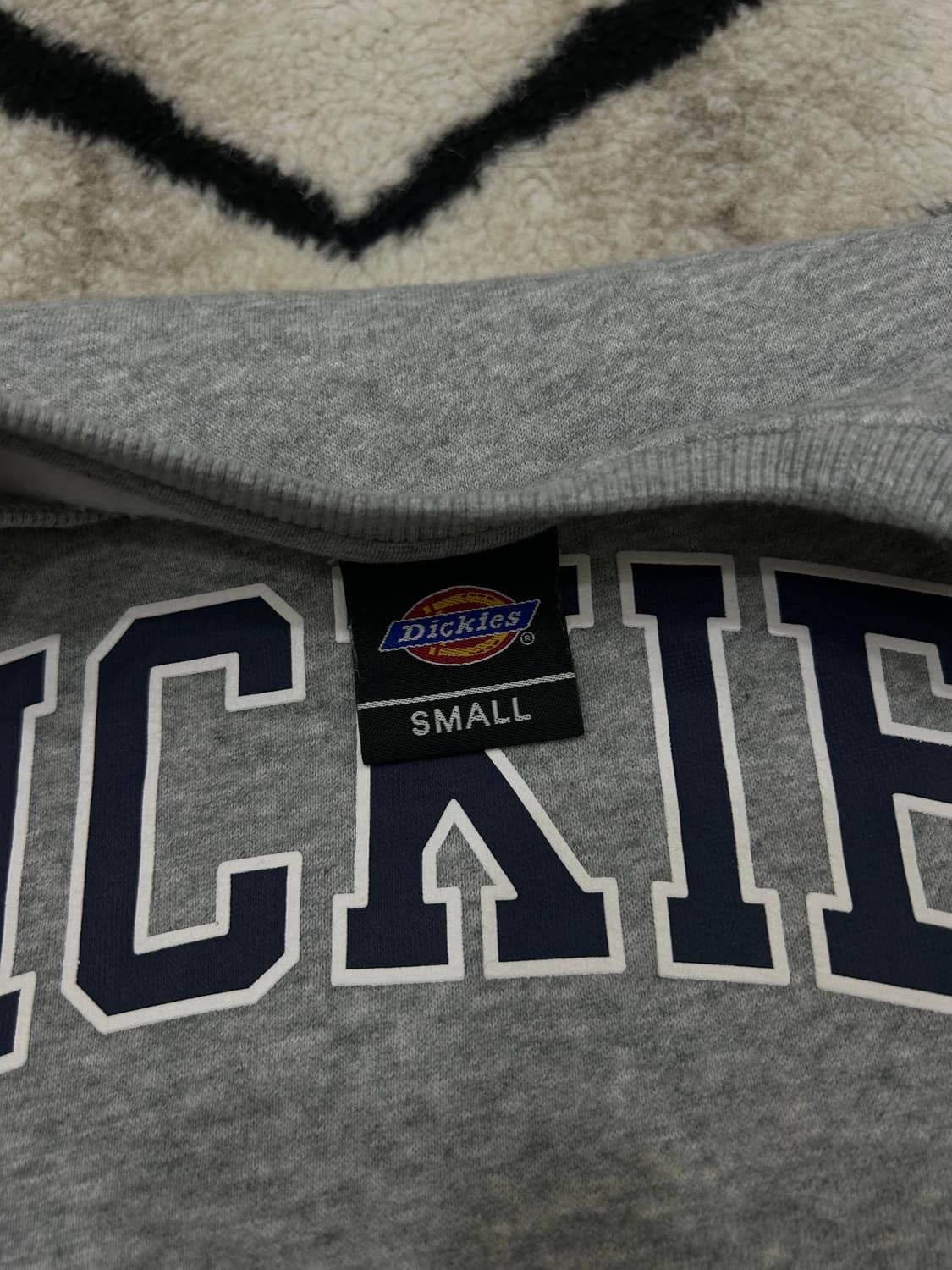 [S]디키즈 프린팅 로고 맨투맨/그레이/기모 상품이미지5