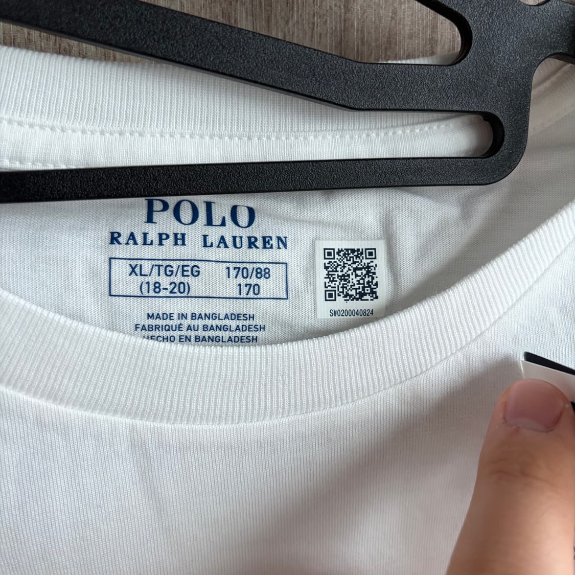 [새상품]폴로랄프로렌 로고 반팔티셔츠 화이트 키즈 상품이미지4