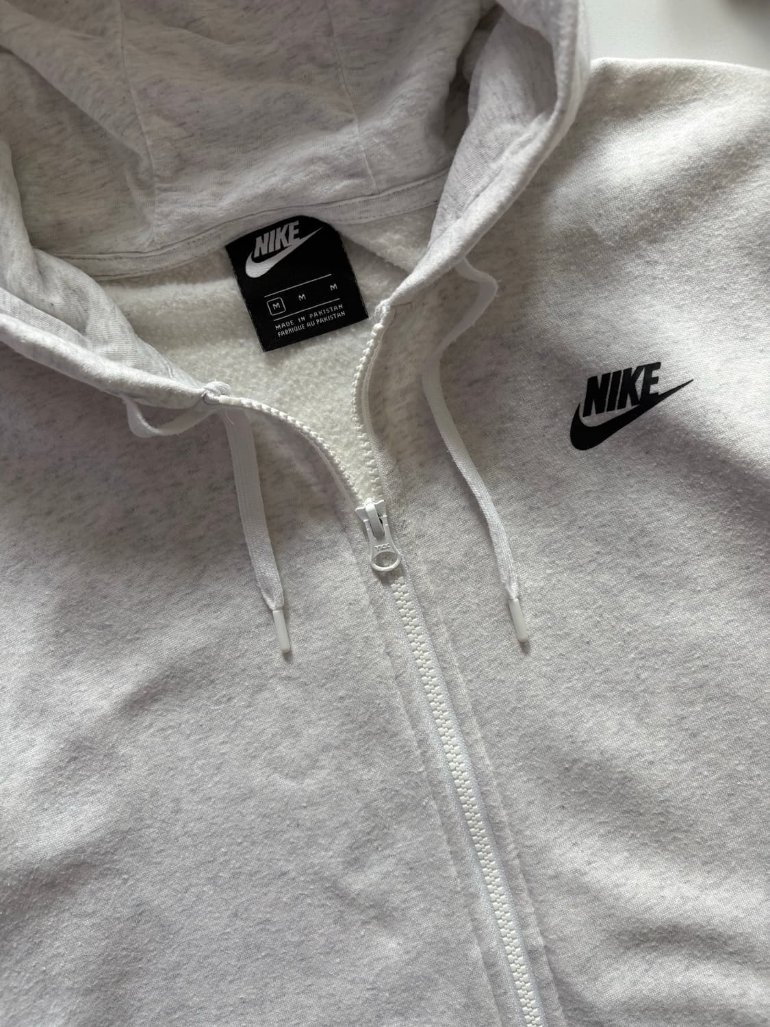 Nike 나이키 라이트 그레이 후드 집업 상품이미지3