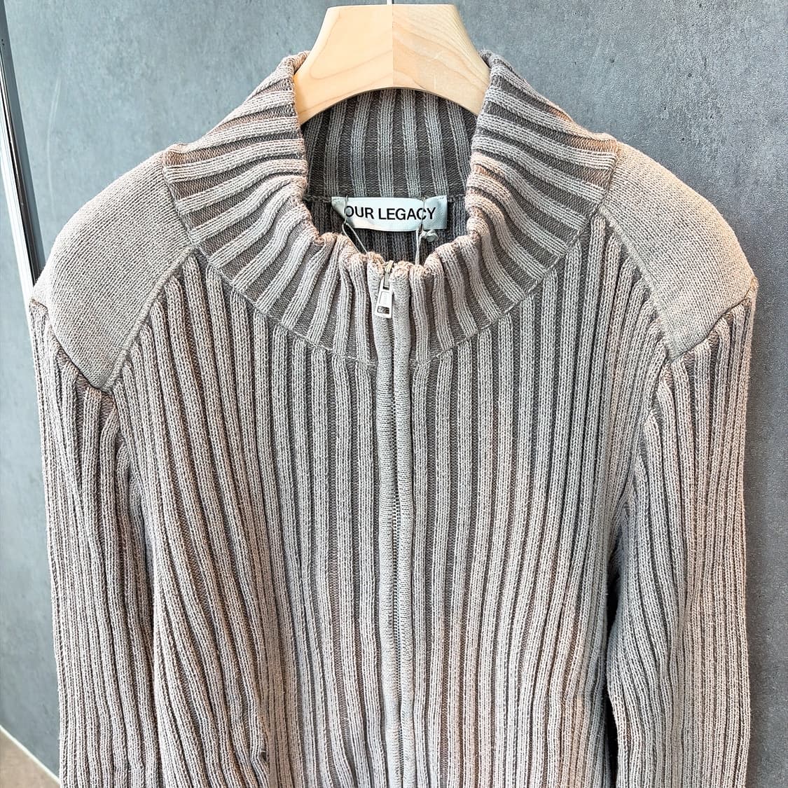 (정품/새상품) 아워레가시 남성 코튼 캐시미어 클래식 집업 가디건 상품이미지2