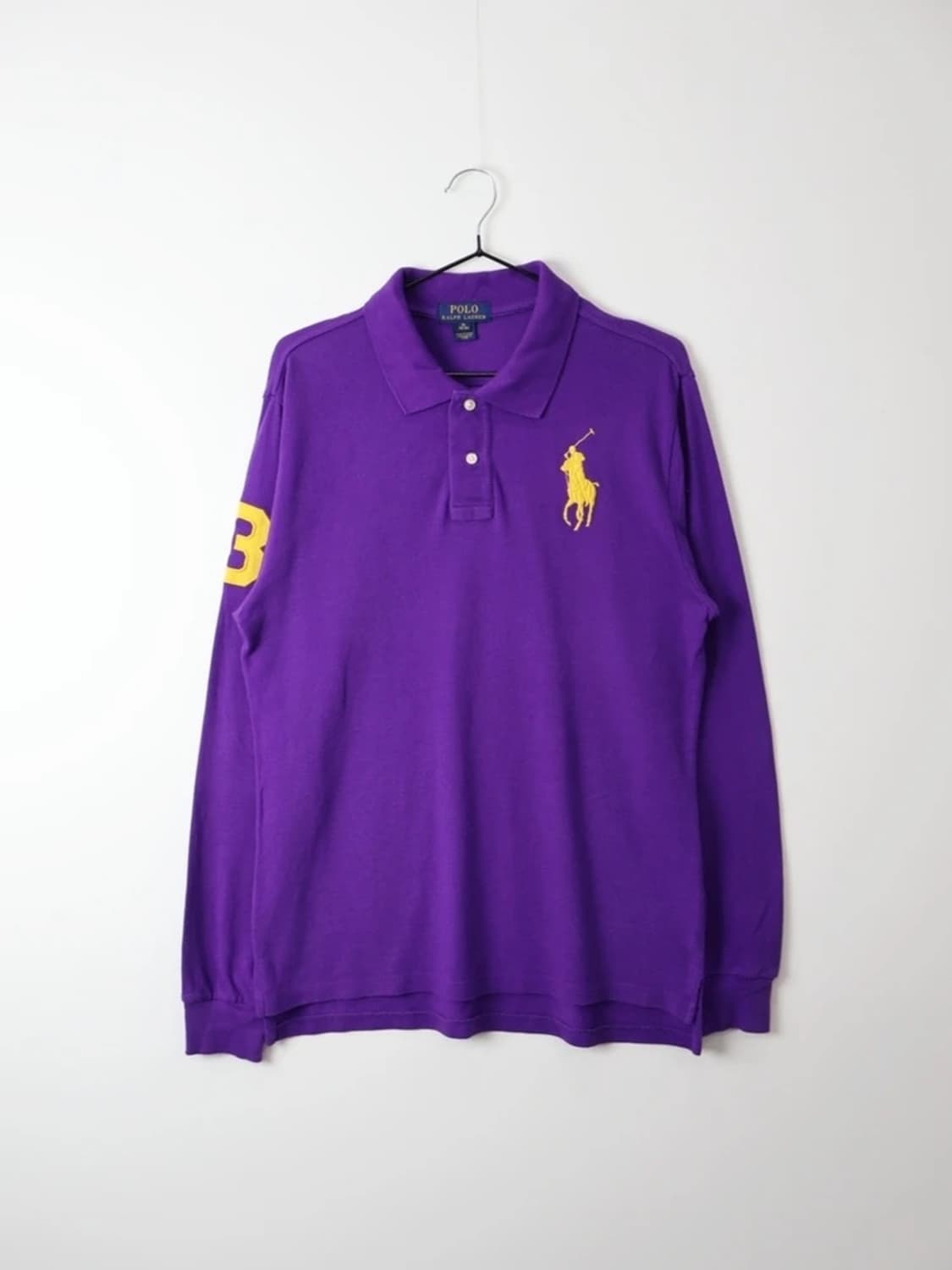 Polo Big Pony Long Sleeve Polo Purple 상품이미지5