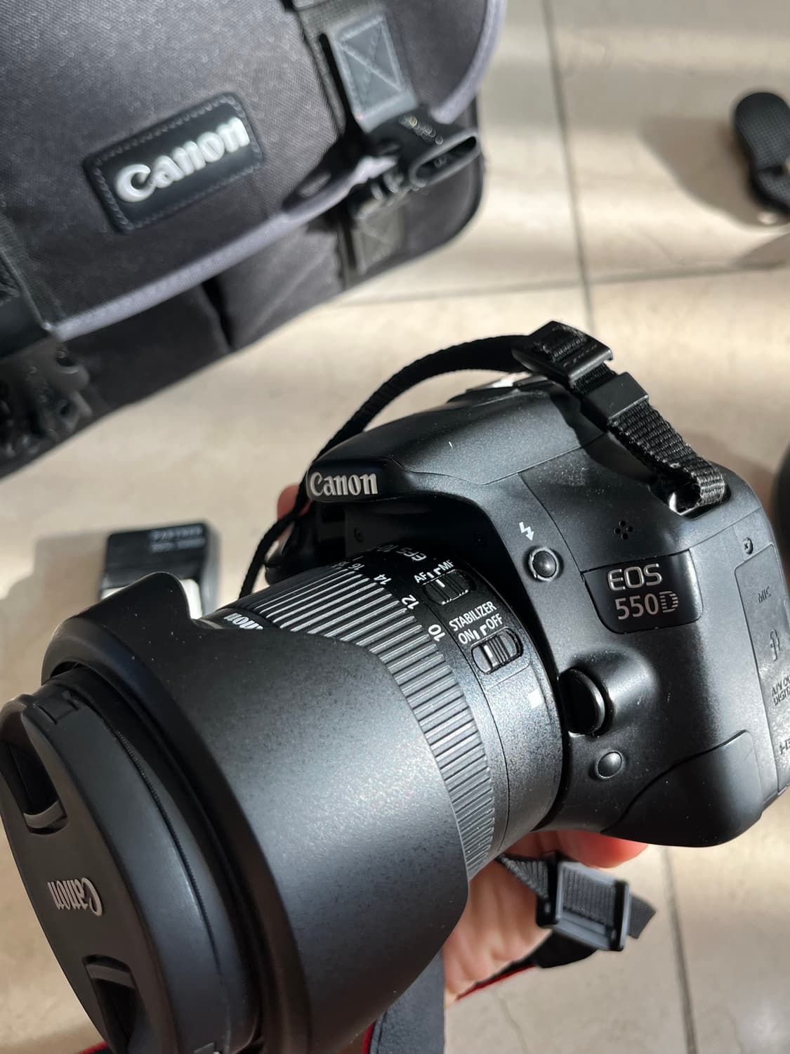 캐논 EOS 550D 카메라 + 렌즈 가방 클리닝 키트 상품이미지3