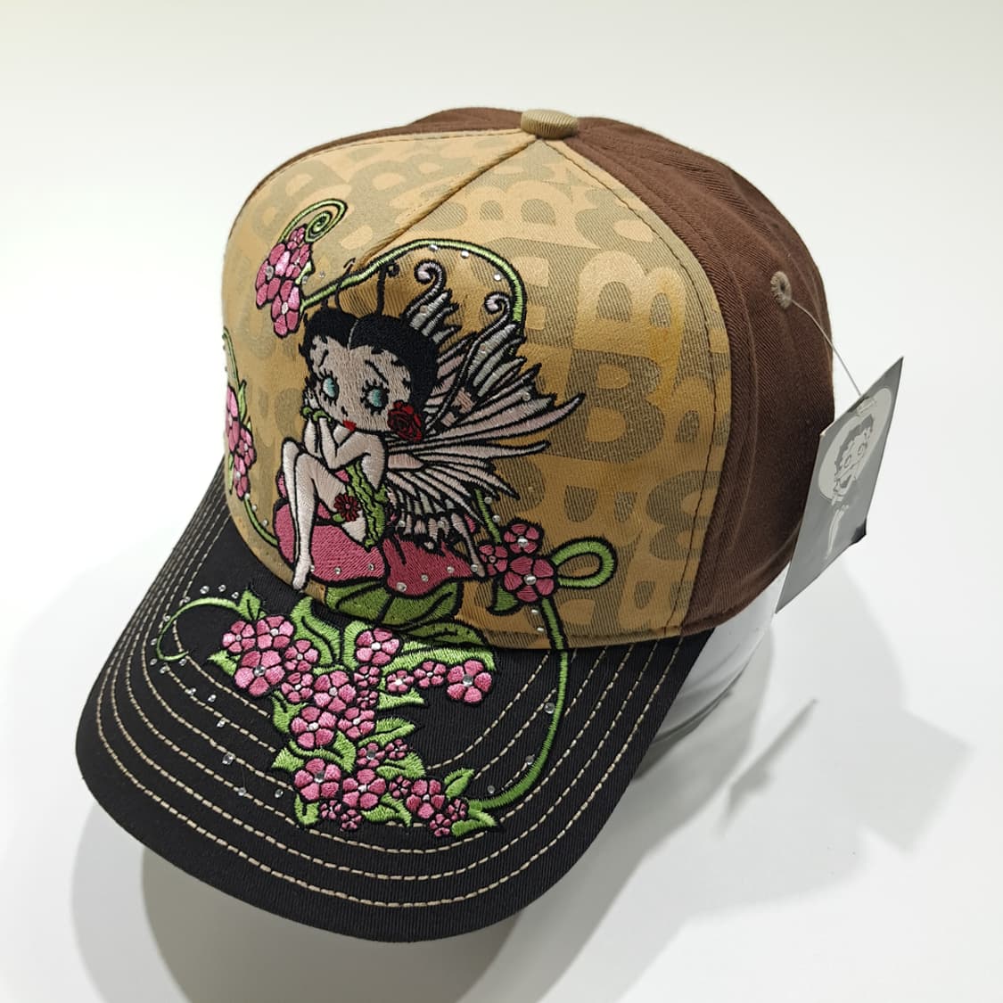 CL880 베티붑 00s 큐빅 모노그램 볼캡 모자 상품이미지2