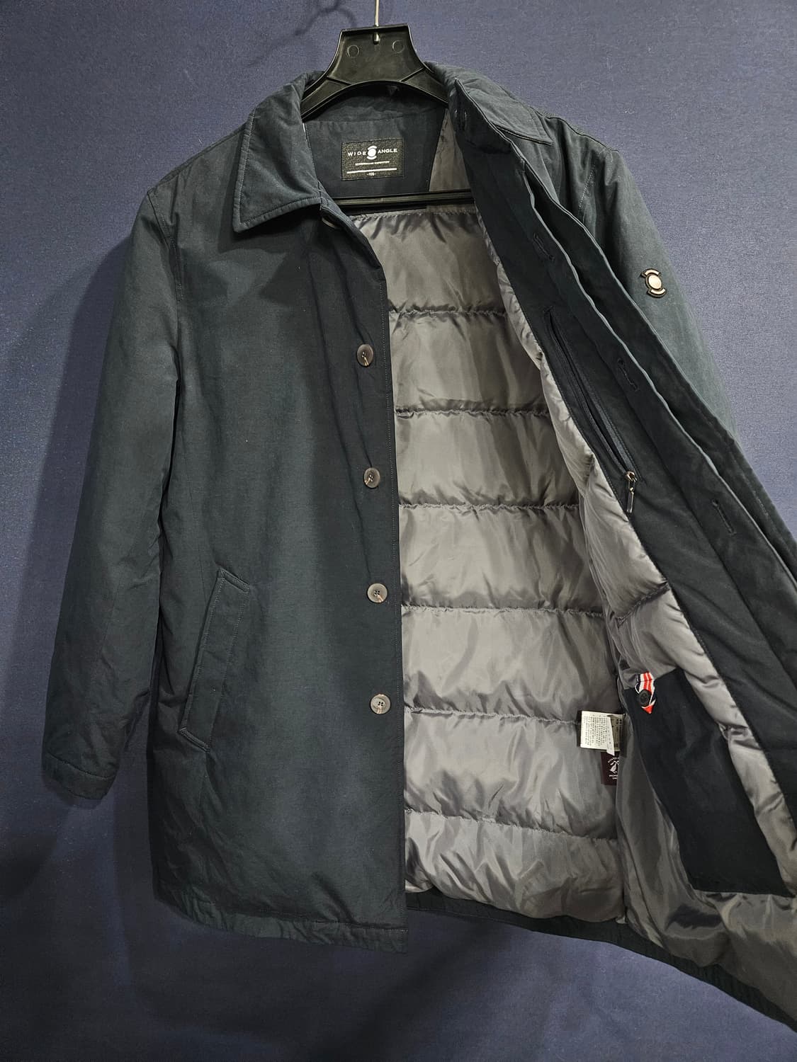 와이드앵글 다크네이비 남성 105 구스다운 패딩  상품이미지8