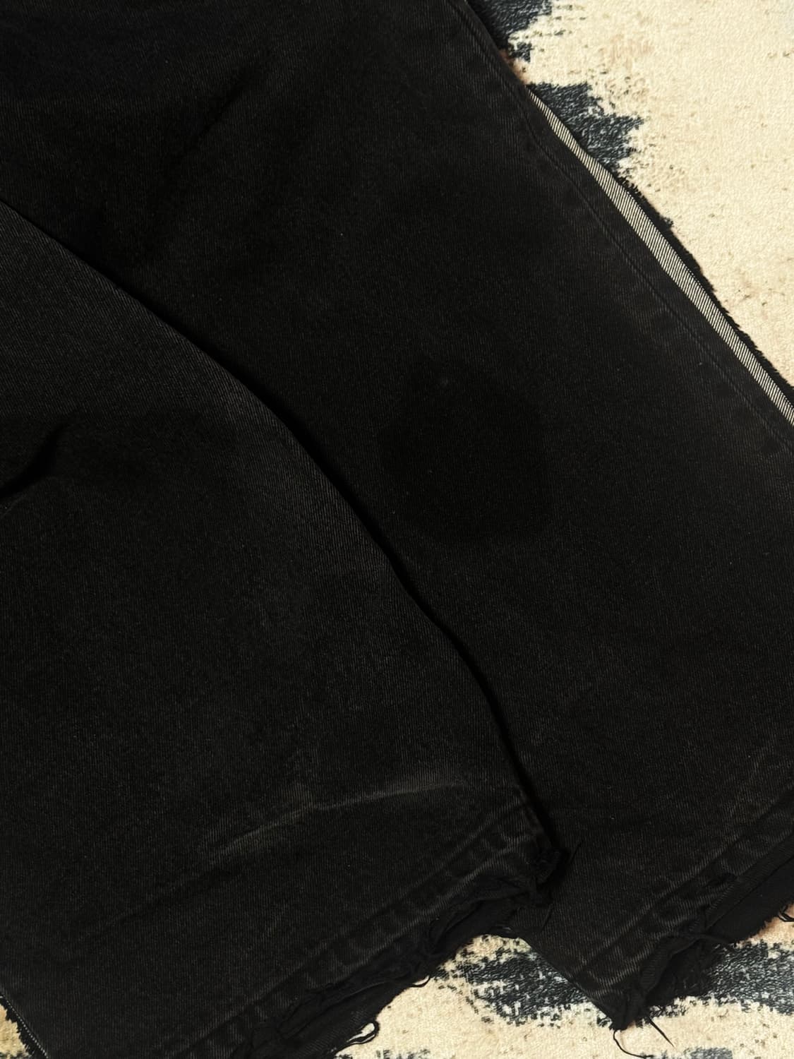 레저렉션 13 리벳 & 패치워크 데님 팬츠 블랙 상품이미지6