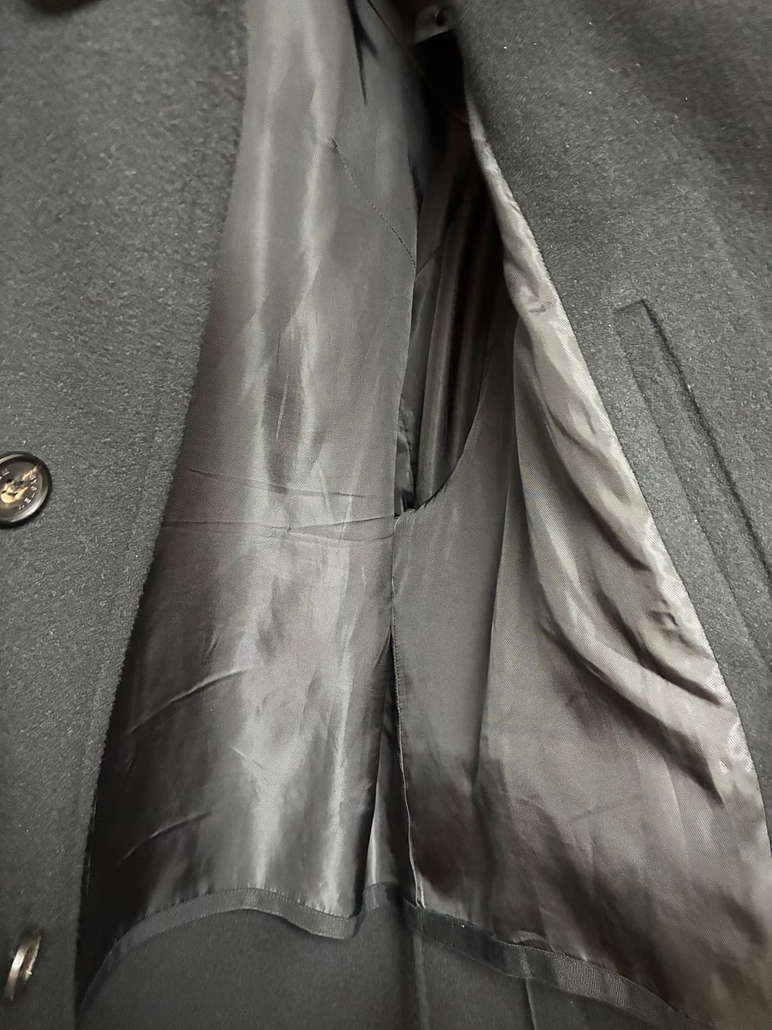 시스템옴므 캐시미어 블랜드 백 슬릿 발마칸코트 상품이미지5