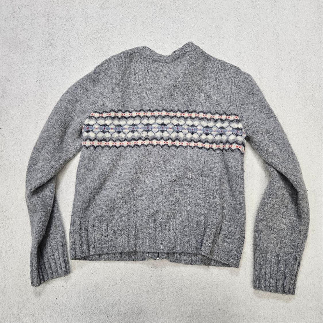 아베크롬비 페어아일 니트 집업 L 상품이미지3