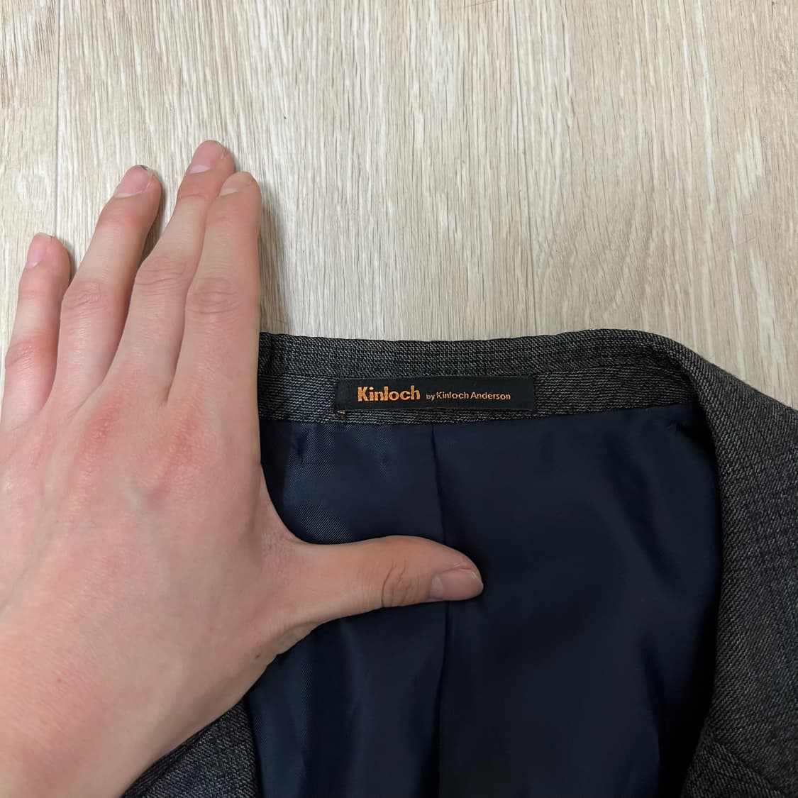 킨록 남성 클래식 싱글 정장 자켓 XL/105  상품이미지4