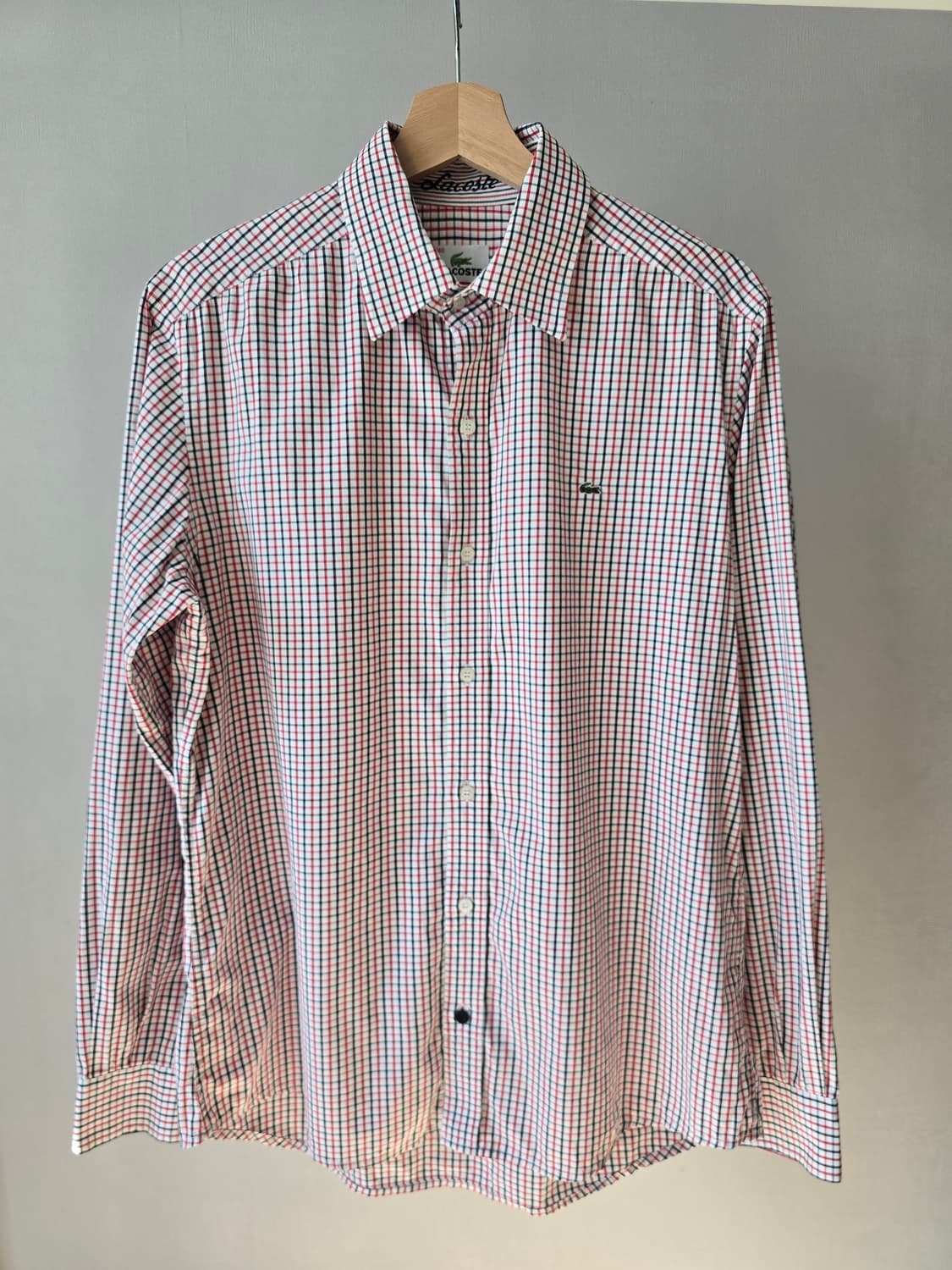 라코스테 체크남방 40(100) 상품이미지1