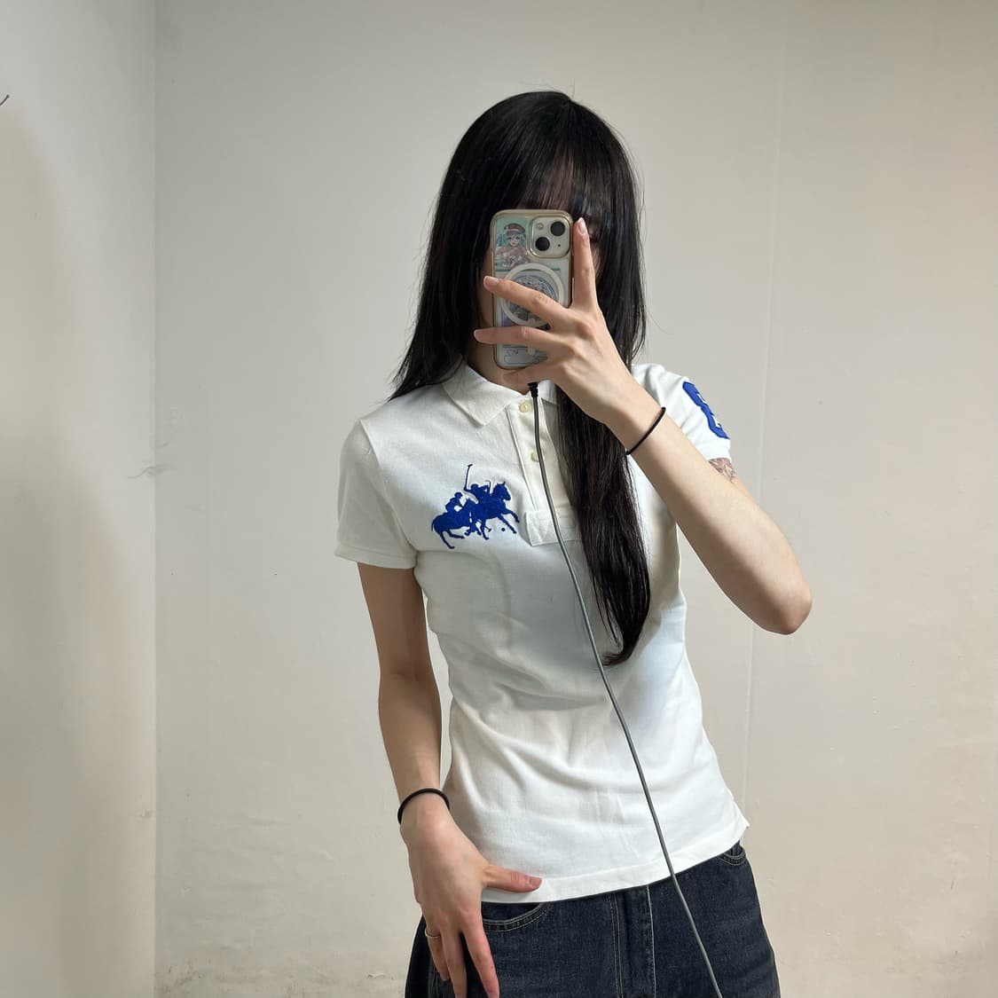 Polo Double Player Big Pony Collar Tee 상품이미지2