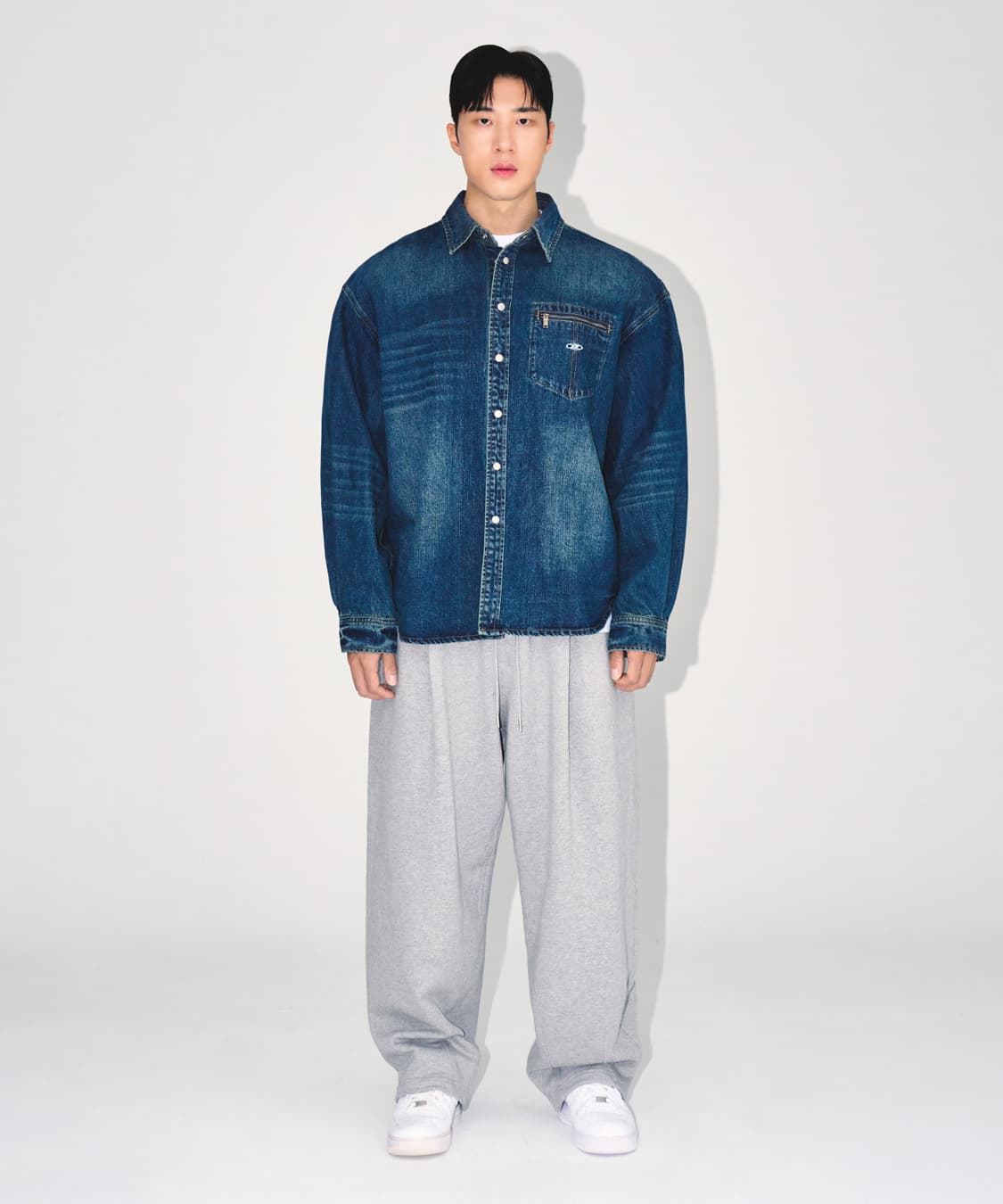 본투윈 데님셔츠 상품이미지1