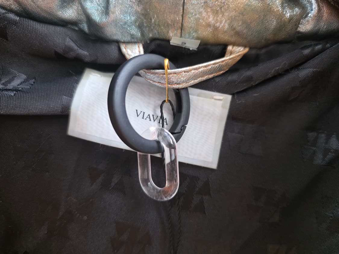 VIAVIA 양가죽 크롭패딩 점퍼 상품이미지7