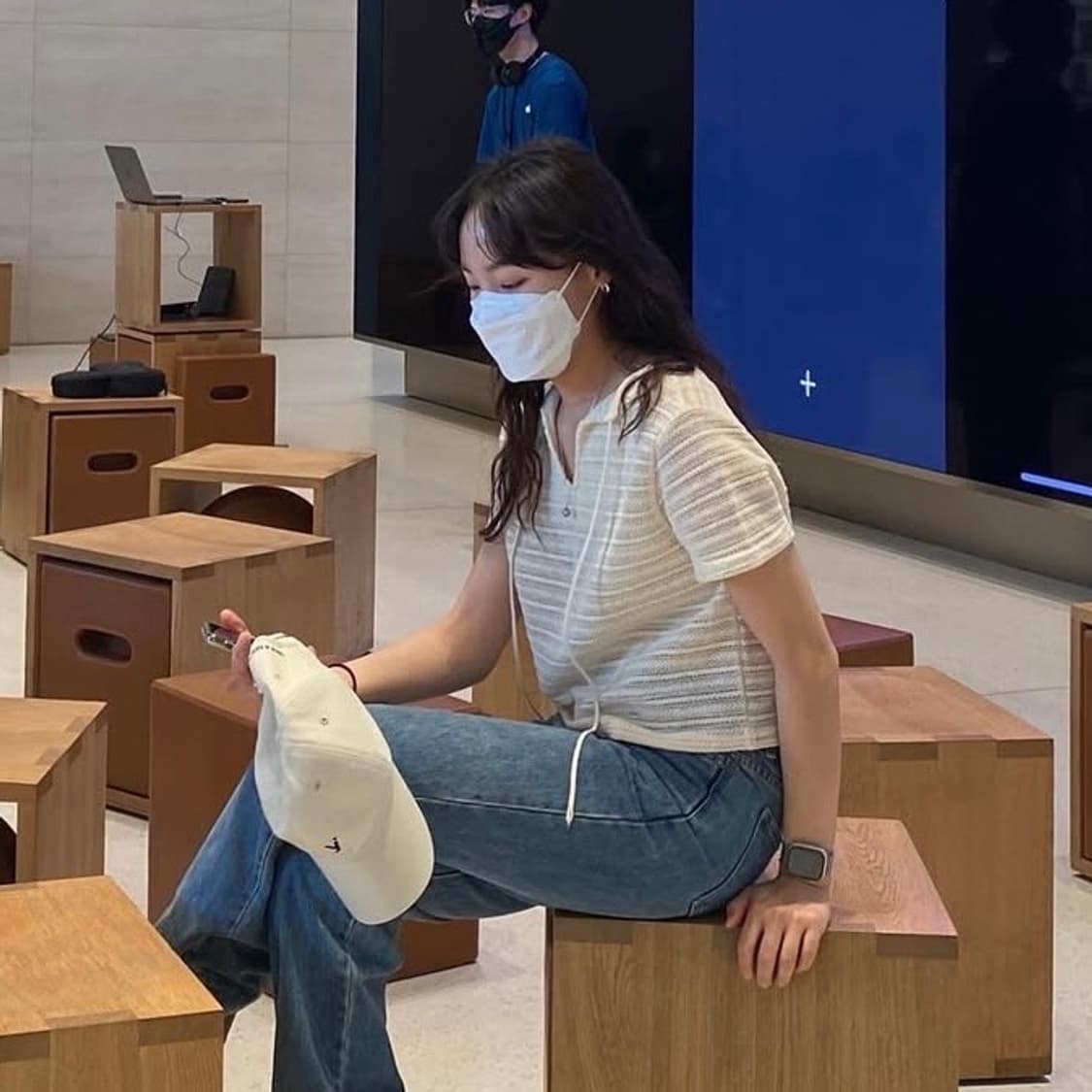 유제 yuje Reversible Crop Blouse 상품이미지3