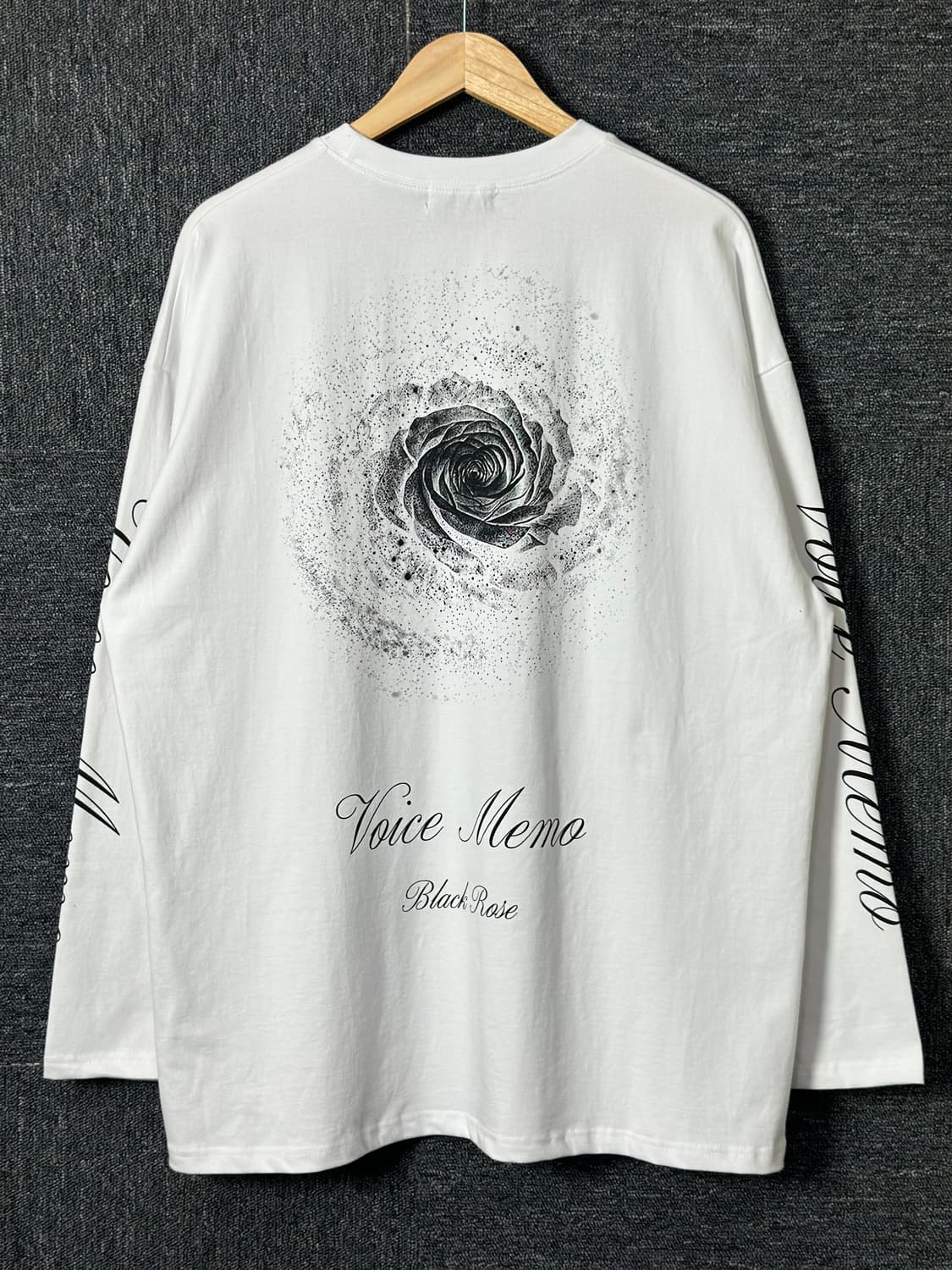 X:ORDINARY Voice Memo 롱슬리브 티셔츠 상품이미지1