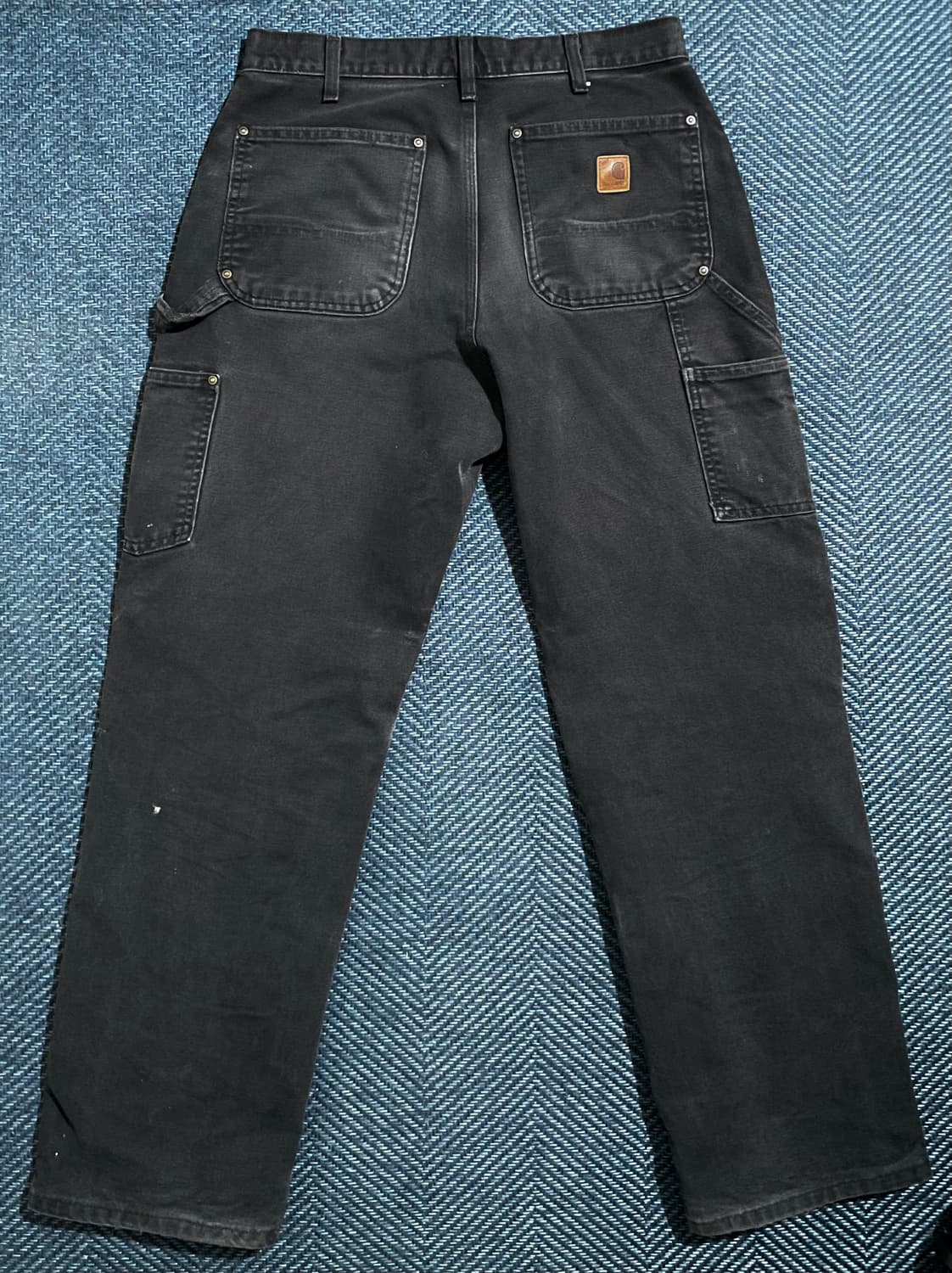 칼하트 더블니 블랙 팬츠 상품이미지2