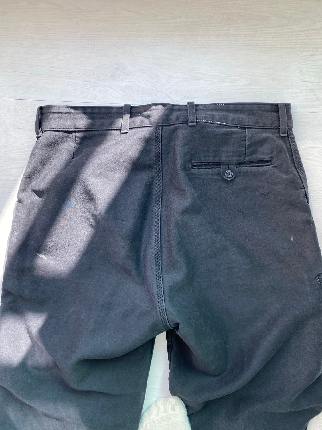 ~80s 르 라부어 프렌치 몰스킨 워크 팬츠 블랙 34 상품이미지6