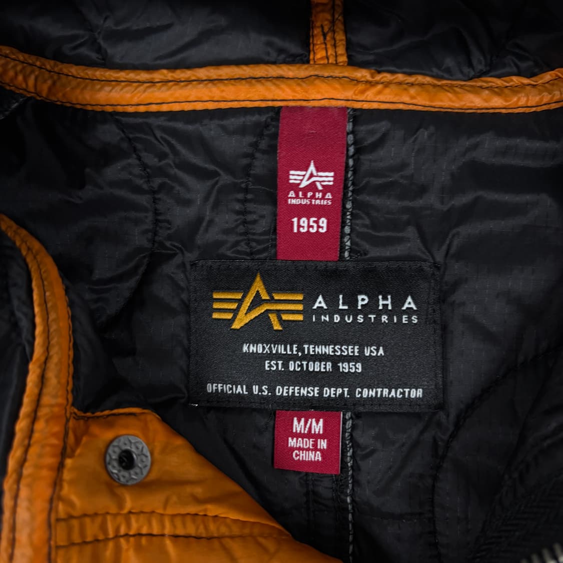 알파인더스트리 퀼티드 후드 자켓 상품이미지7