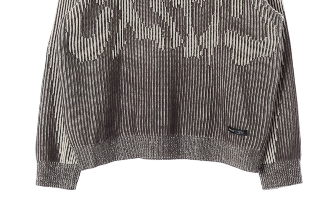 크리틱 고스 로고 헤비 니트 다크 그레이 L 상품이미지4