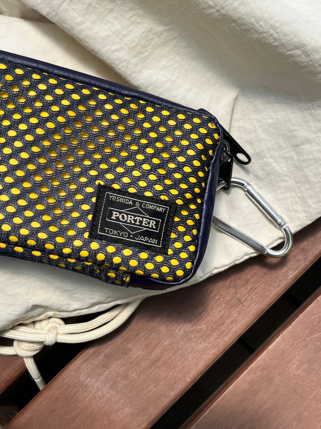 Porter x Essential Design 포터 메쉬 파우치 지갑 상품이미지1