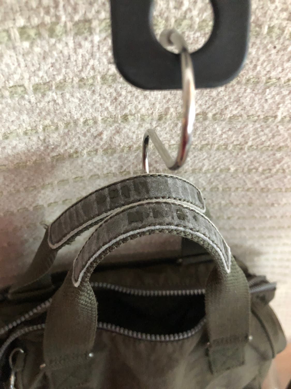 빈티지 키플링 Y2K 올리브 그린 나일론 숄더백 토트백 상품이미지4