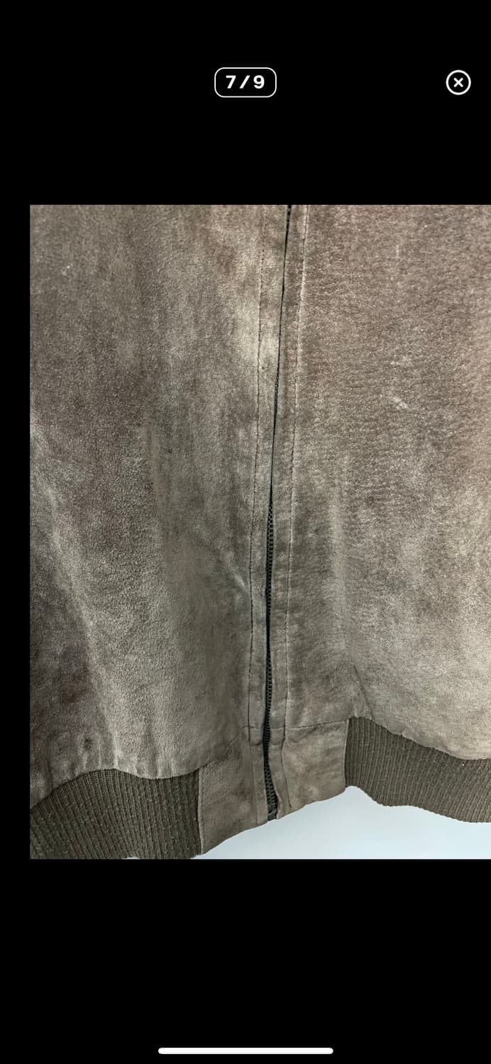 빈티지 트로피 클럽 스웨이드 봄버 자켓 A2791 상품이미지7