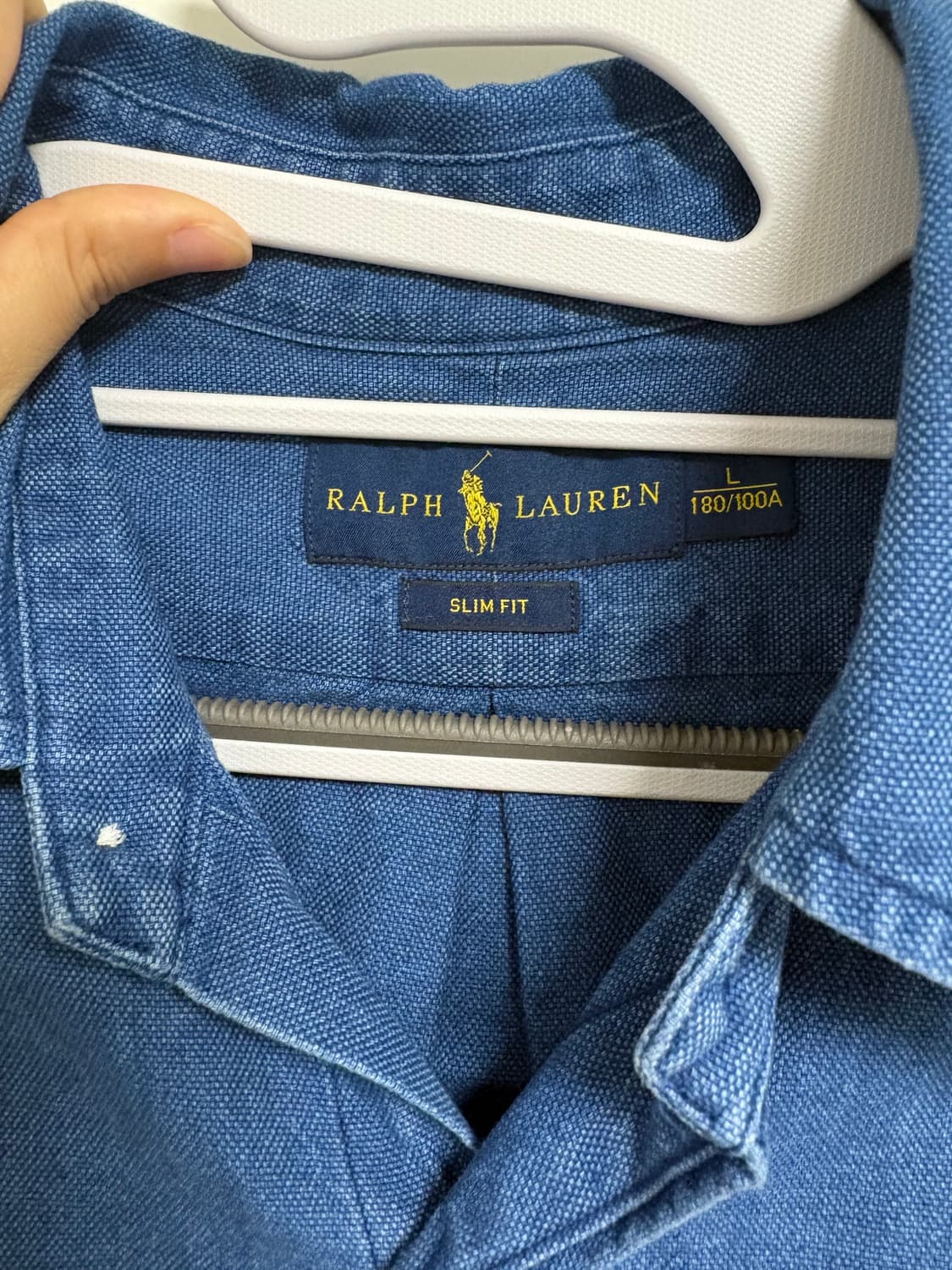 폴로 반팔 데님셔츠 상품이미지4