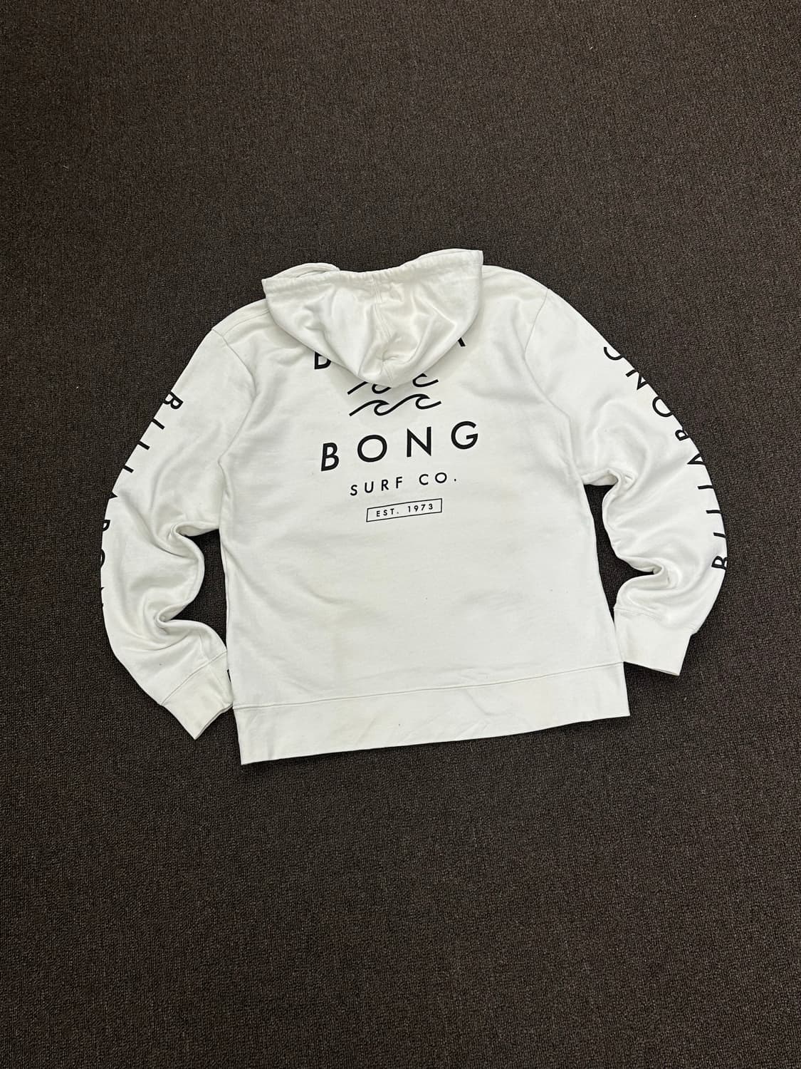 L)빌라봉 빈티지 프린팅 화이트 후드집업 상품이미지6