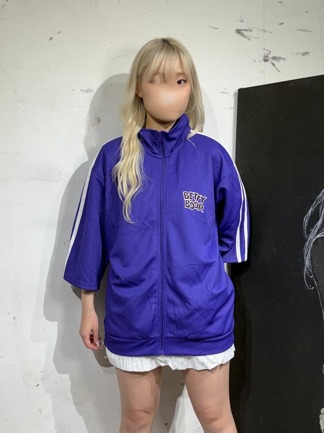 Jpn 베티붑 프린팅 오버핏 반팔 져지 XL 상품이미지3