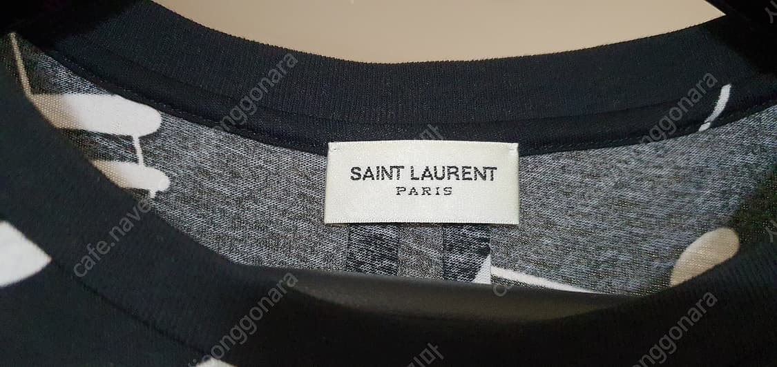 생로랑 음표 티셔츠 상품이미지4