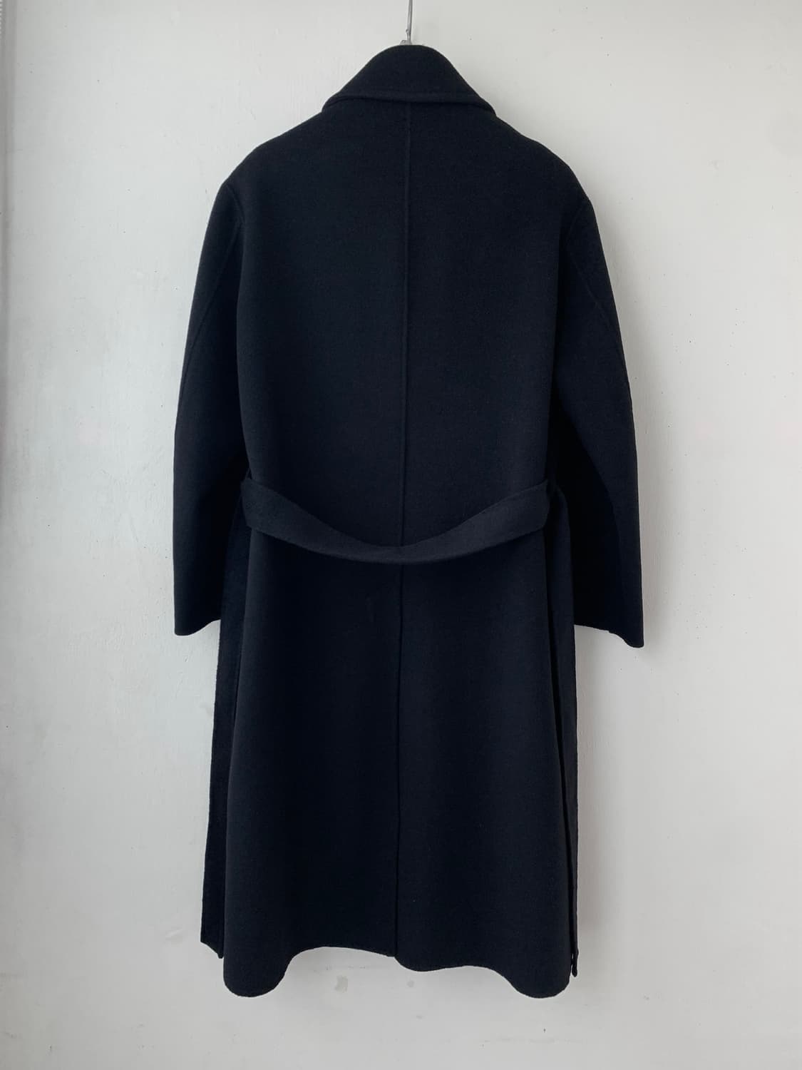 tngt 캐시미어 로브 발마칸 코트 블랙 핸드메이드 상품이미지3