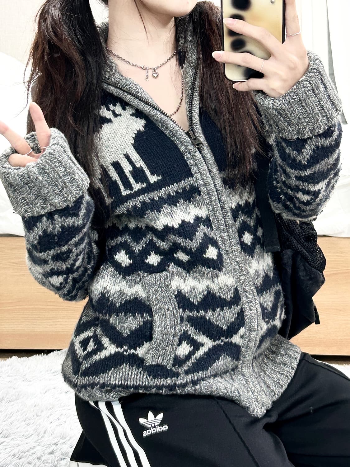 아베크롬비 노르딕 니트집업 상품이미지2