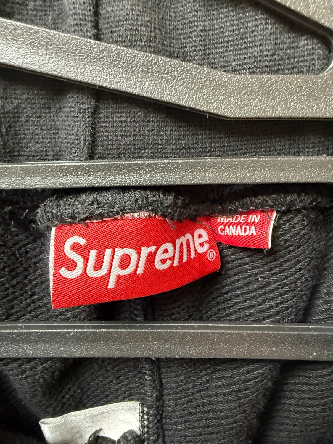 슈프림 S 로고 블랙 스웻팬츠 상품이미지5