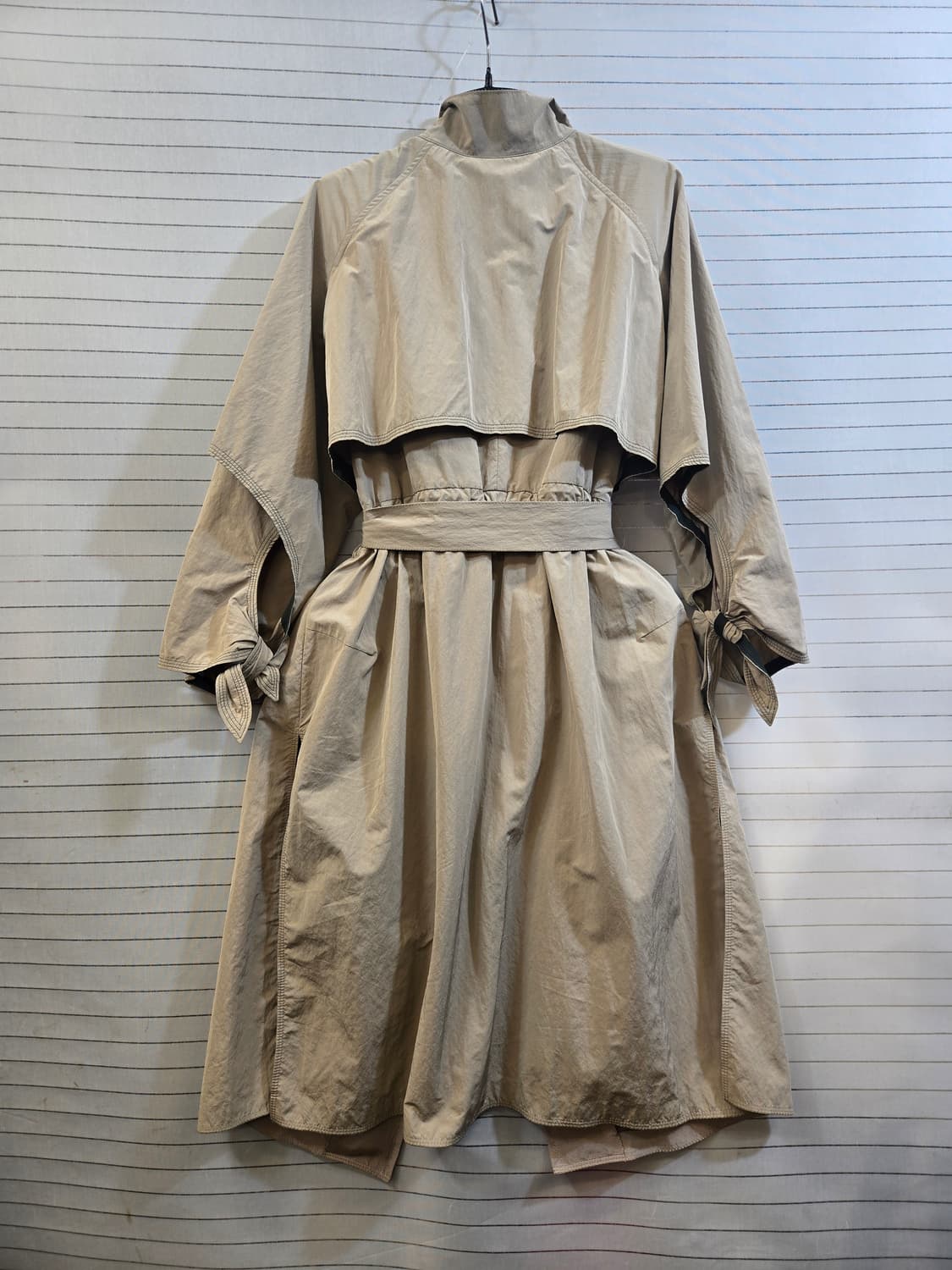 TIME 타임 베이지색  트렌치 코트 상품이미지7