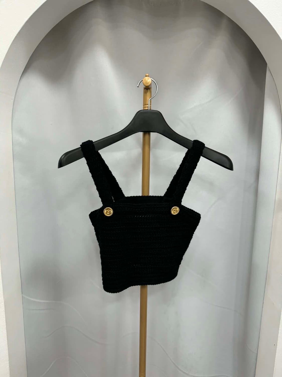 윈터착용 새상품급 구찌 나시 크롭탑 XS 상품이미지1