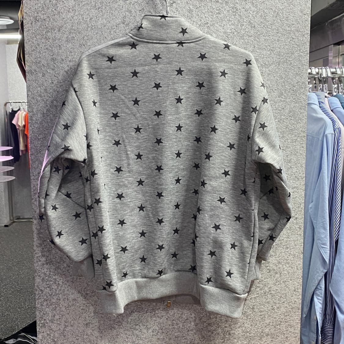 빈티지 스타패턴 투웨이 트랙탑 집업 B3581 상품이미지4