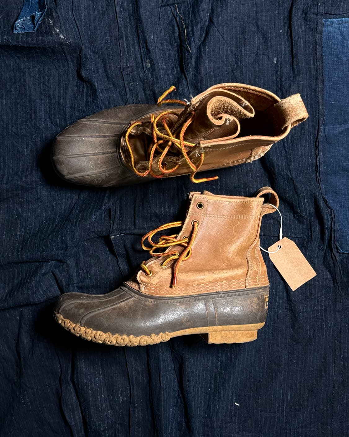 70-80‘s L.L.Bean 8‘ 풀그레인 빈부츠 US8M 상품이미지1