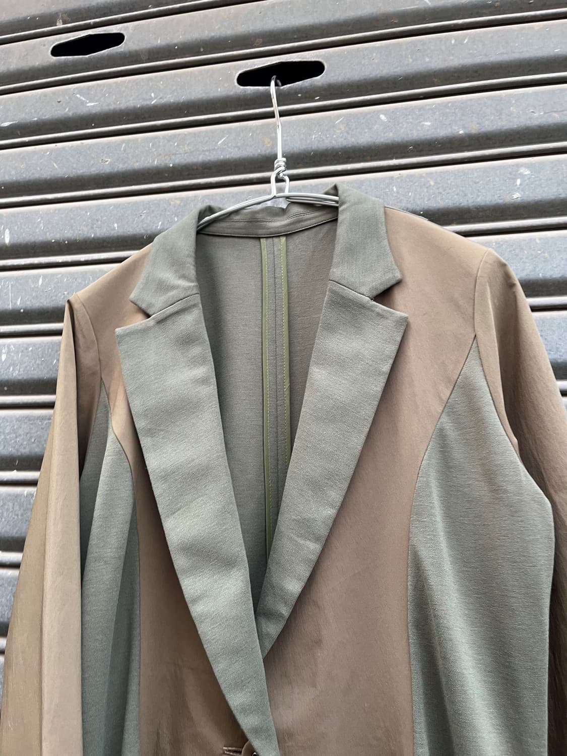 Vintage (maede in japan) 나일론 도킹 블레이저 상품이미지3