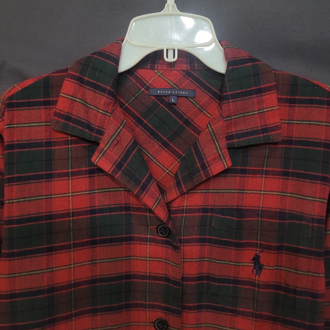 Ralph Lauren 랄프로렌 자수로고 체크 잠옷 세트 상품이미지2