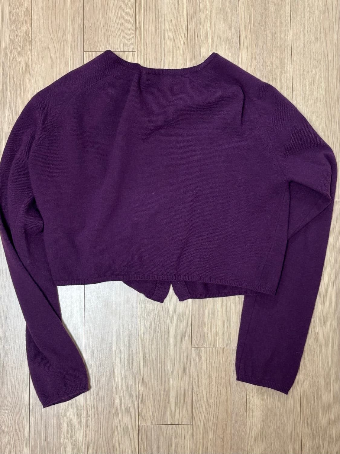 포에토 퍼플 가디건 상품이미지5