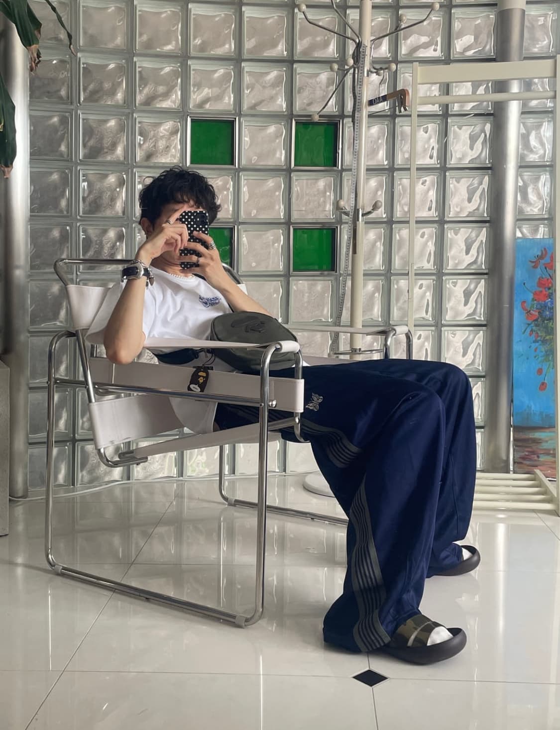 X freaks store HD track pant 상품이미지5