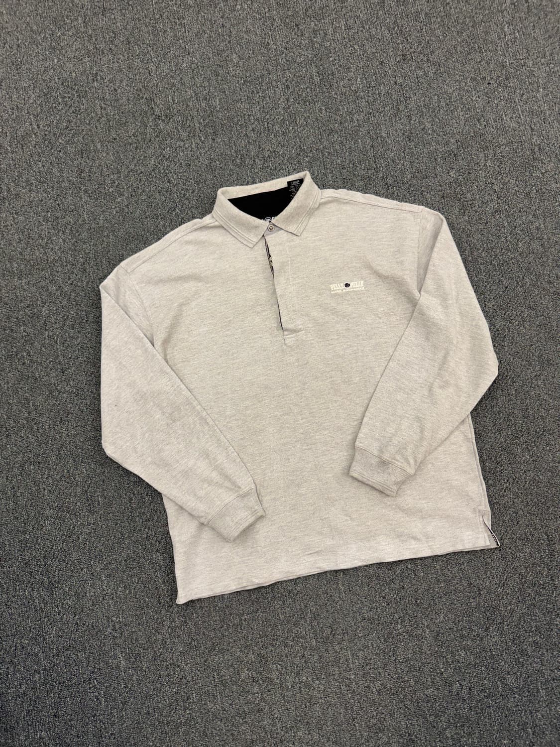 L)펠레펠레 빈티지 그레이 롱슬리브 카라티 상품이미지2